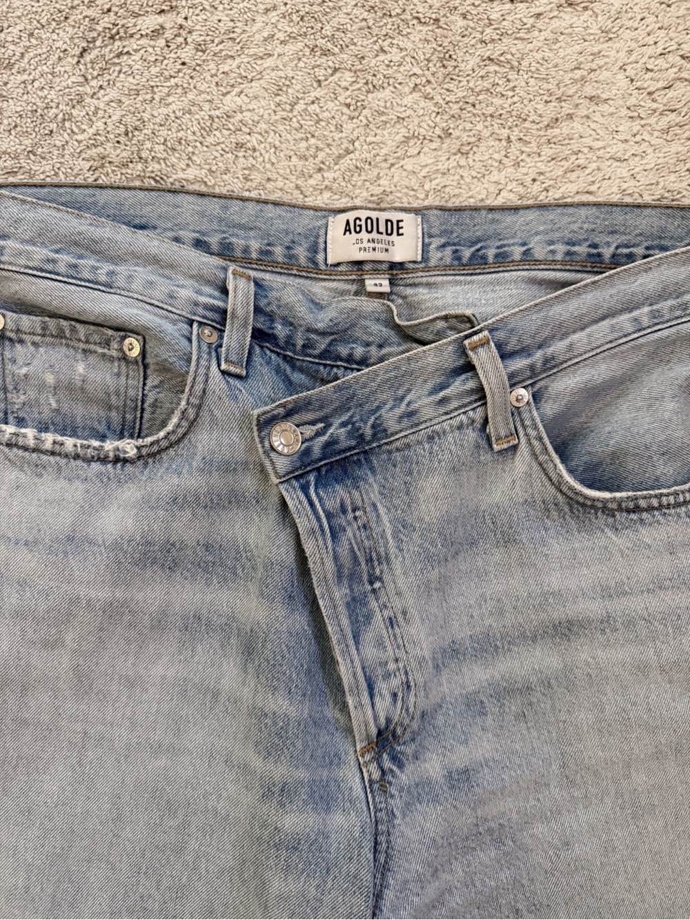 AGOLDE crisscross jeans - Picture 2 of 4